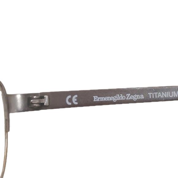 Ermenegildo Zegna Eyeglasses FRAMES Only VZ 3361 COL 0SLS 55-17-140 Titanium - Picture 13 of 16